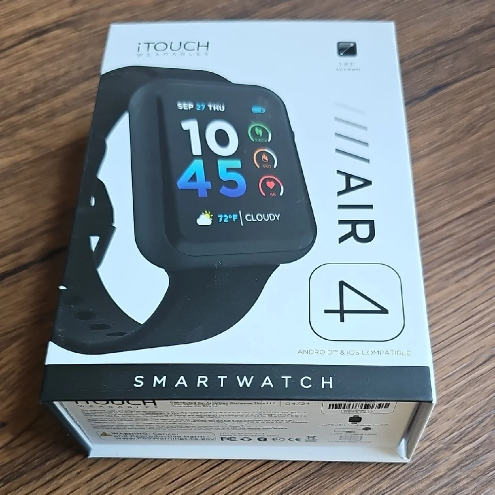 iTouch Air 4 Black Smartwatch